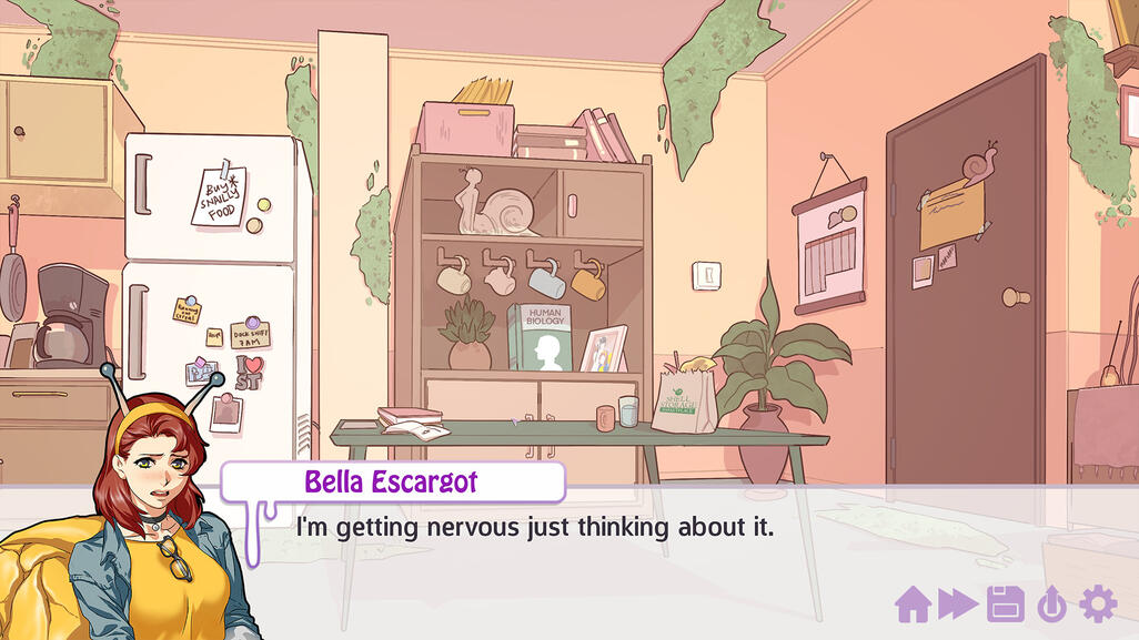 main character's home, Bella
