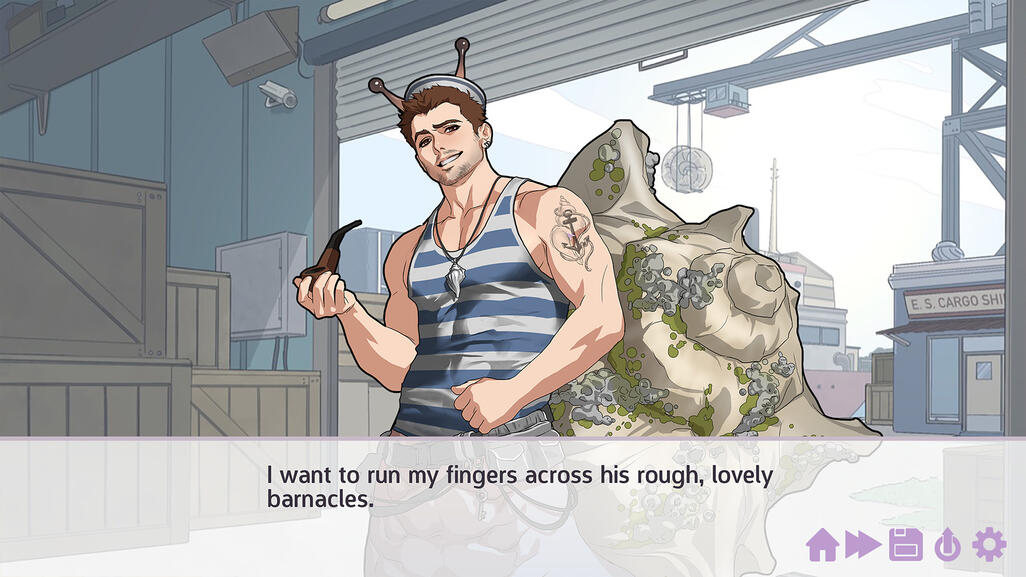 setting: in dock area